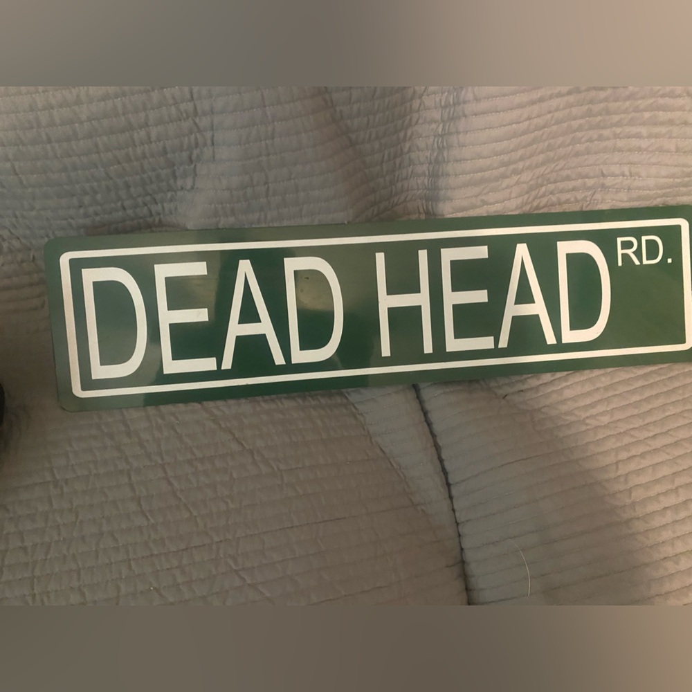 Green Dead Head Sign